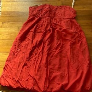 Shoshanna Coral Strapless Dress